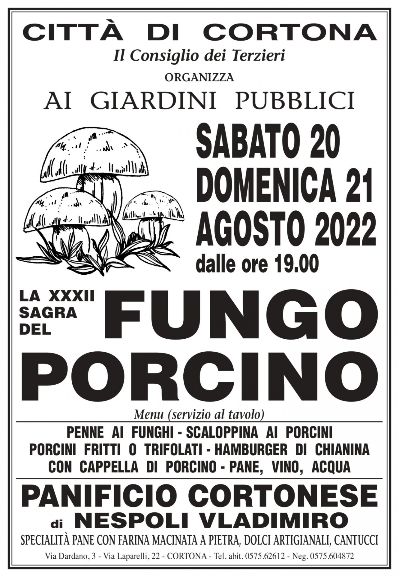 Porcini mushroom festival