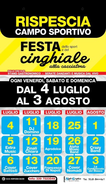 Sport Festival (it was Wild boar festival)