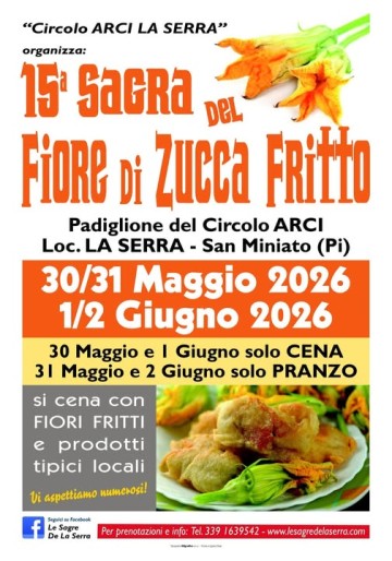 Fried Zucchini flowers festival